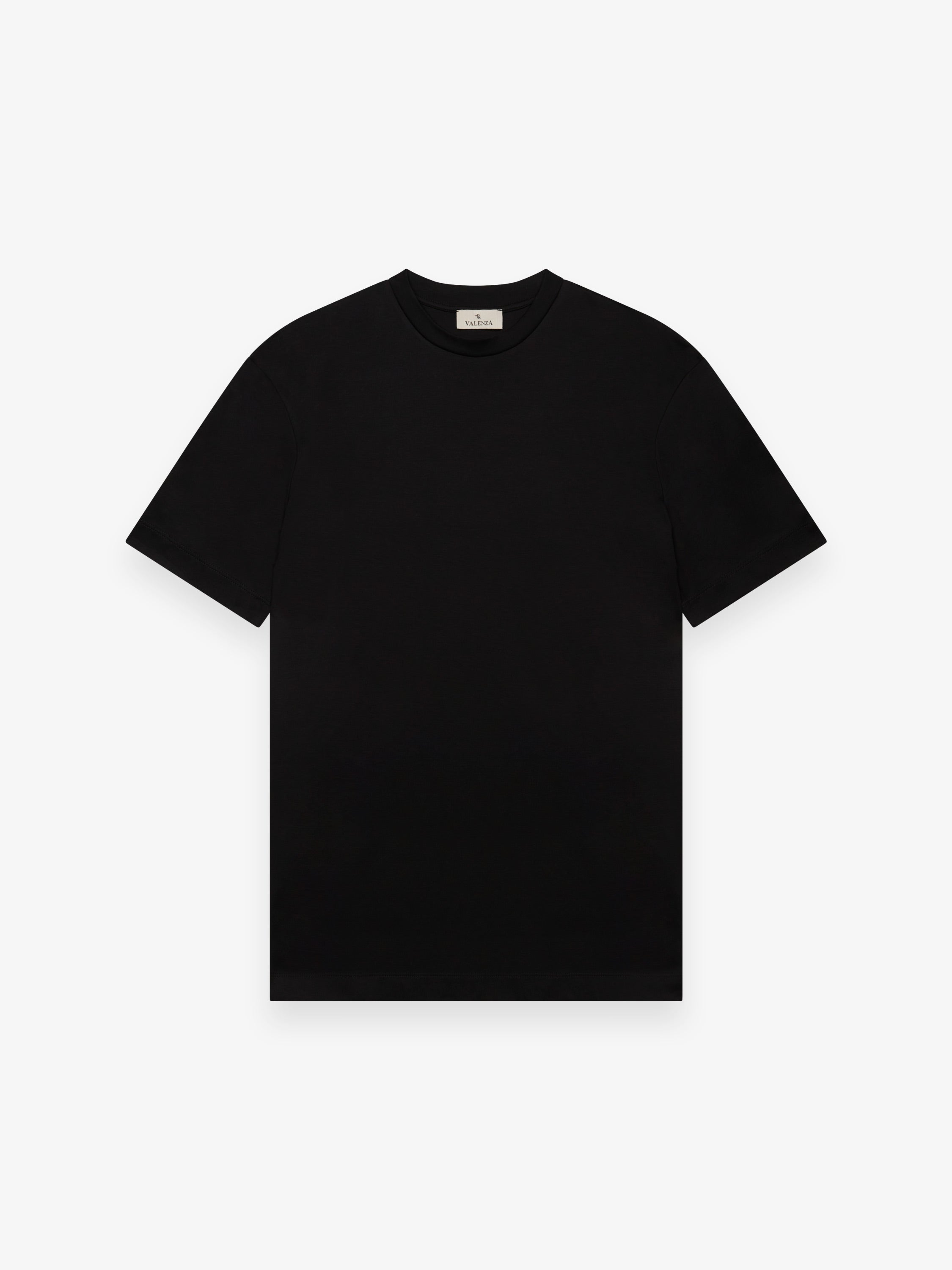 Interlock Supima T-Shirt | Black