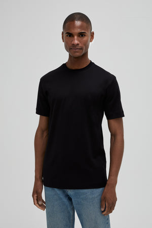 Interlock Supima T-Shirt | Schwarz