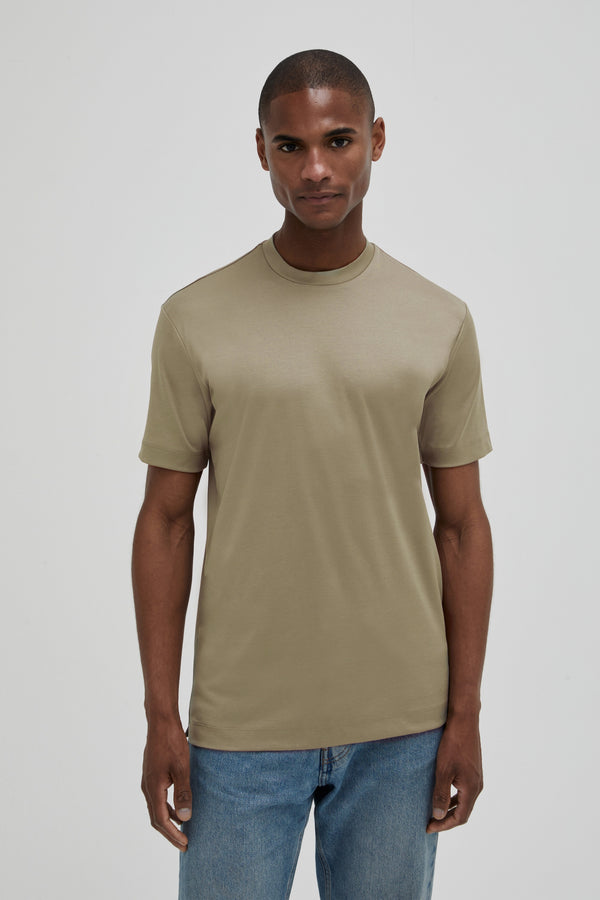 Interlock Supima T-Shirt | Artichoke Green