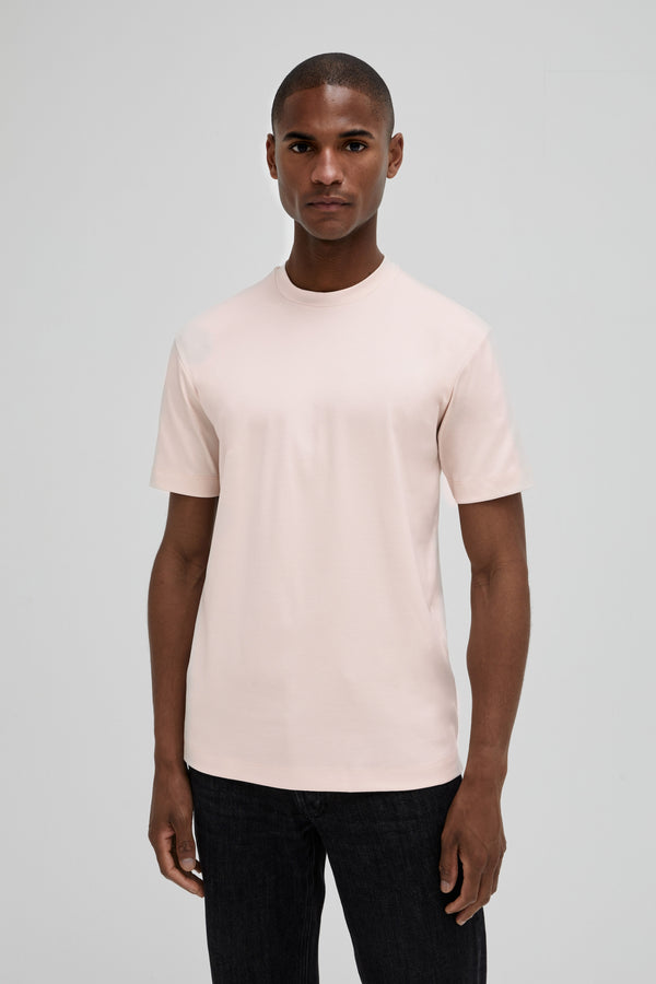 Interlock Supima T-Shirt | Rosa Chiaro