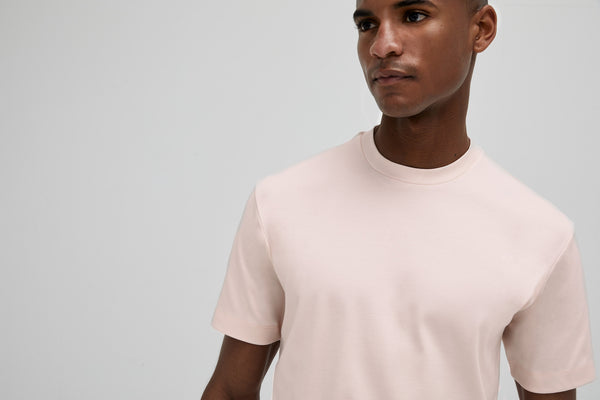 Interlock Supima T-Shirt | Light Pink