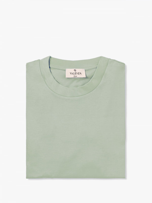 T-Shirt Interlock Supima | Vert Venise