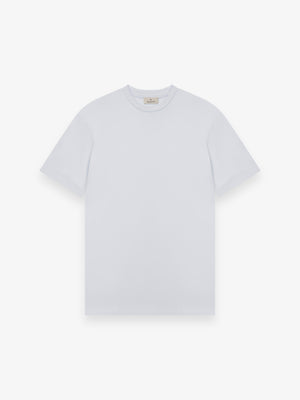 T-Shirt Interlock Supima | Bleu Ange