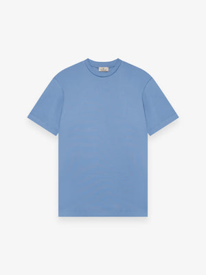 T-Shirt Interlock Supima | Mid Blue