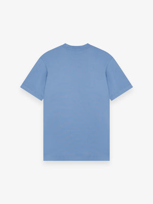 T-Shirt Interlock Supima | Mid Blue