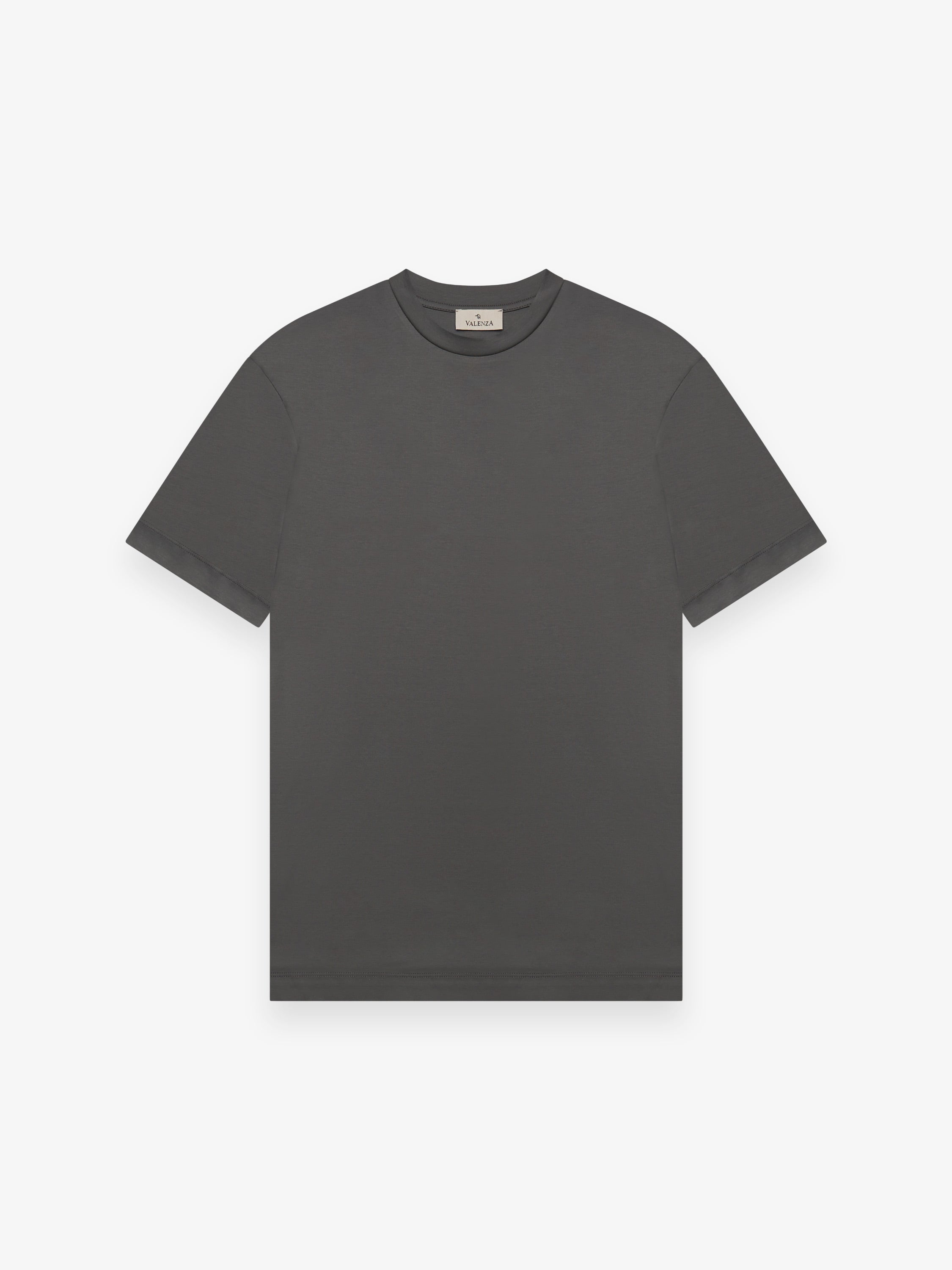Interlock Supima T-Shirt | Dark Grey