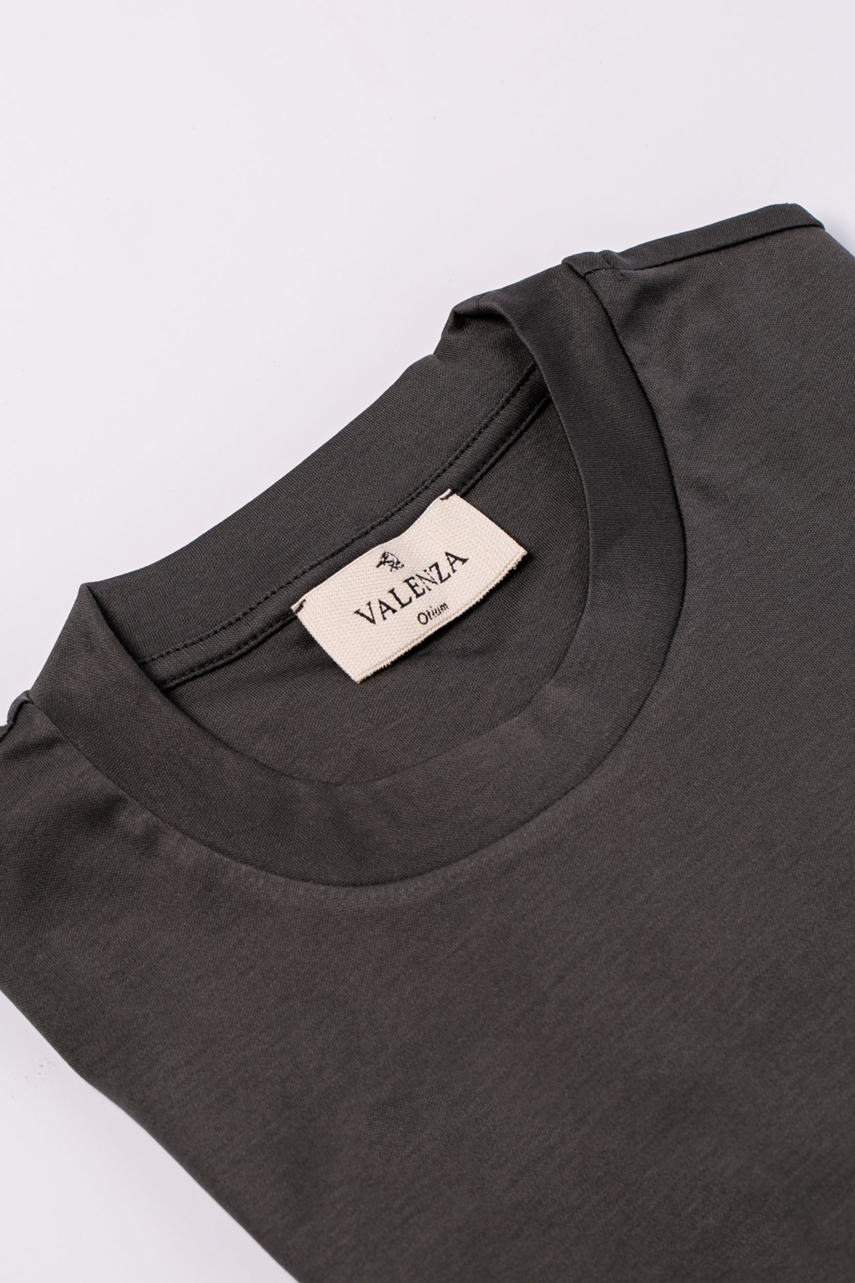Interlock Supima T-Shirt | Dark Grey