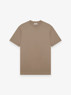 Interlock Supima T-Shirt | Bleigrau