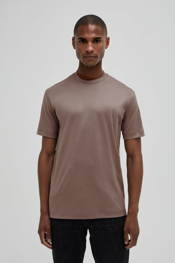 Interlock Supima T-Shirt | Lead Grey