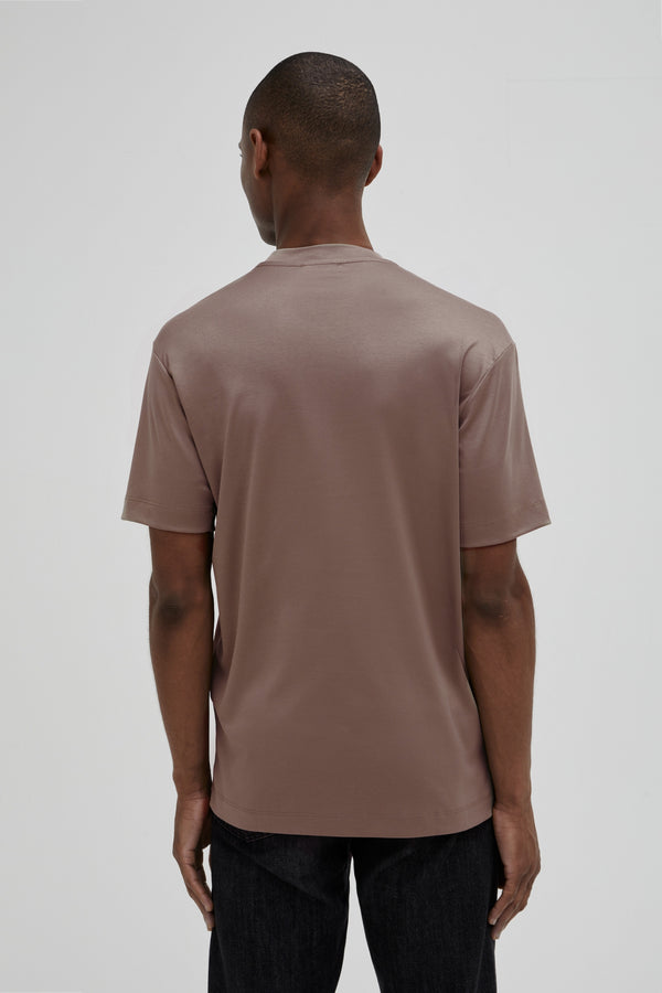Interlock Supima T-Shirt | Lead Grey