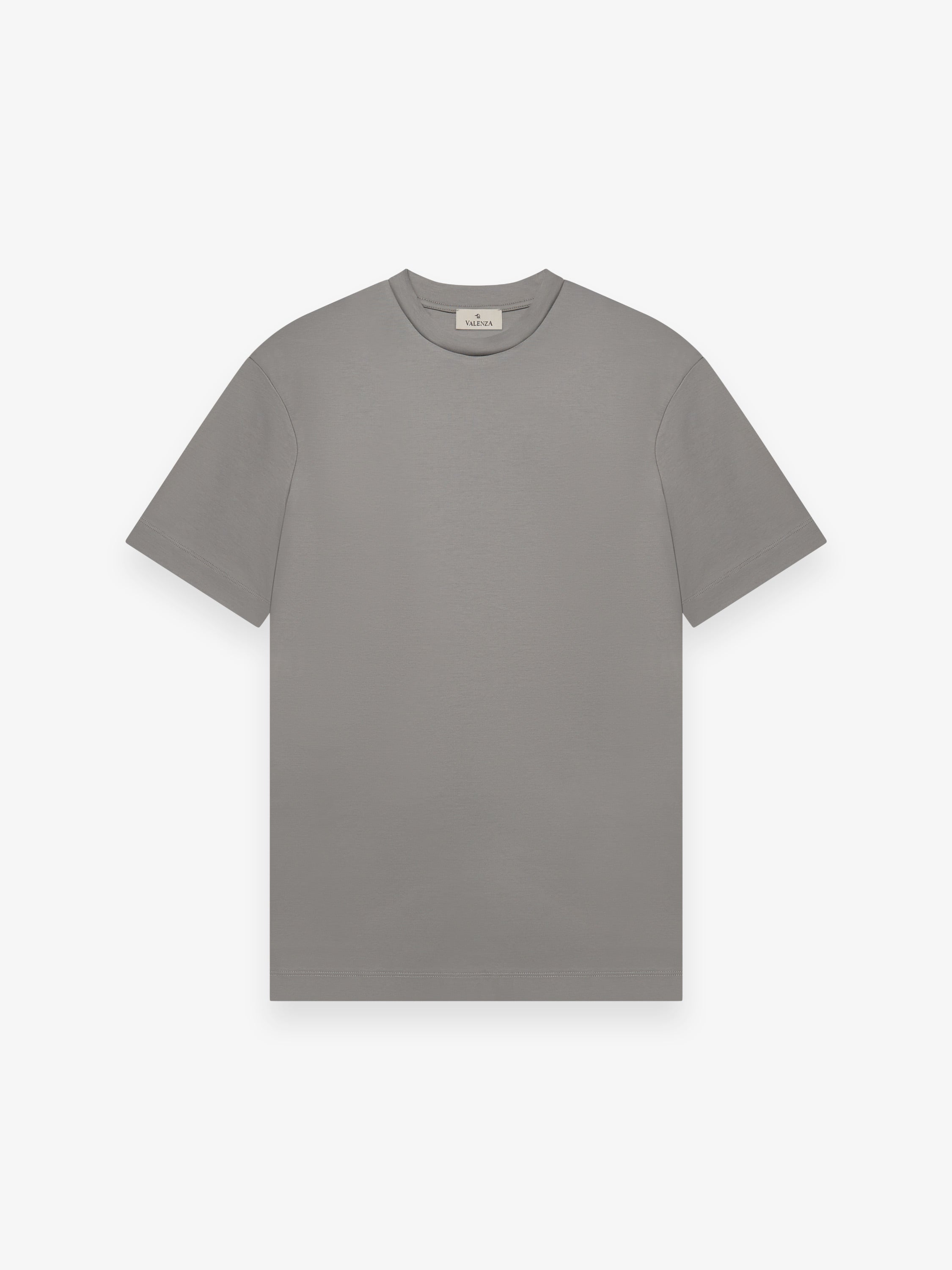 Interlock Supima T-Shirt | Grijs