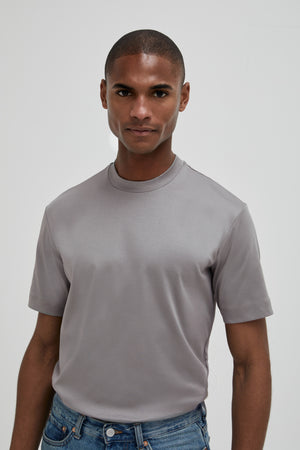 Interlock Supima T-Shirt | Gris