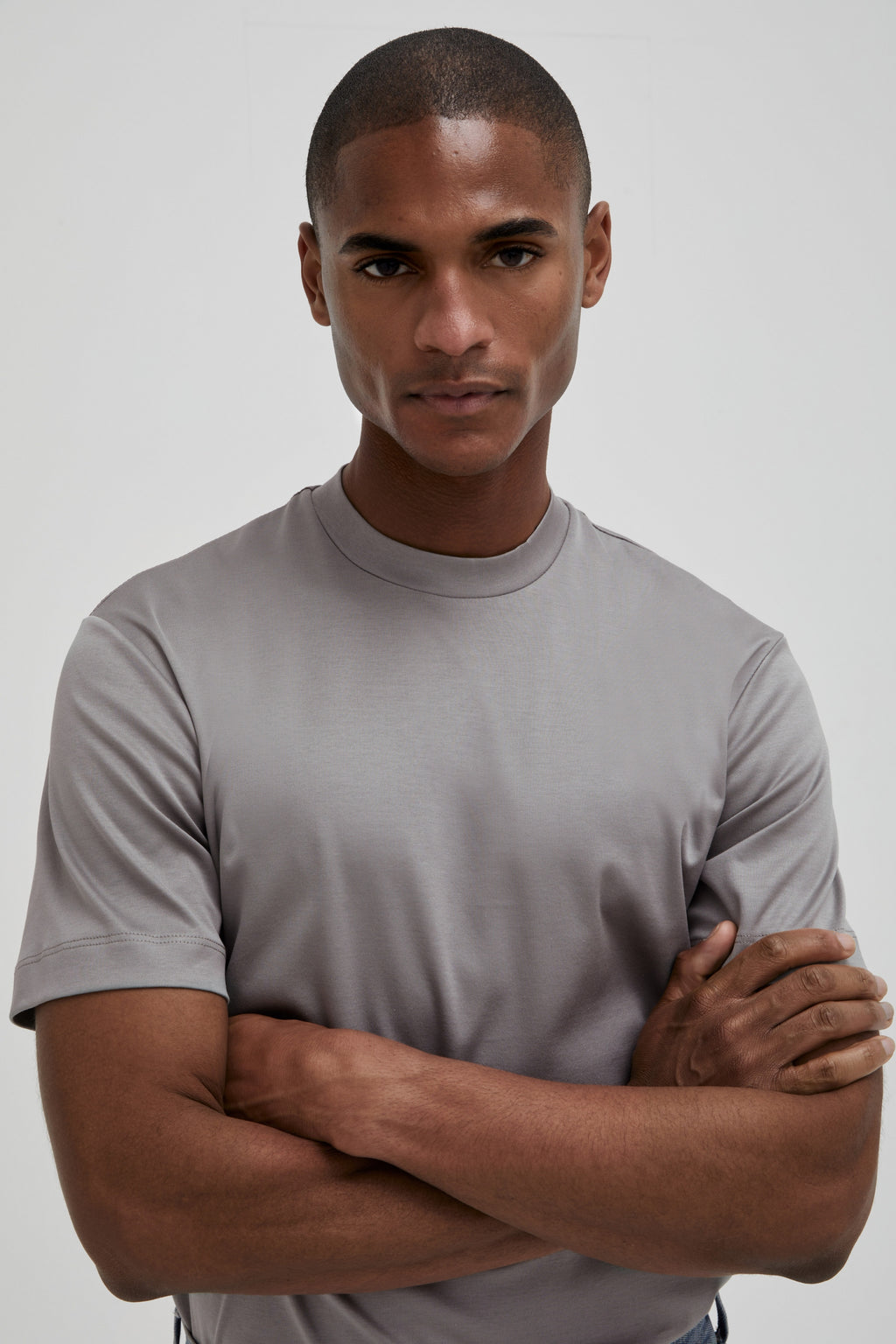 Interlock Supima T-Shirt | Grijs