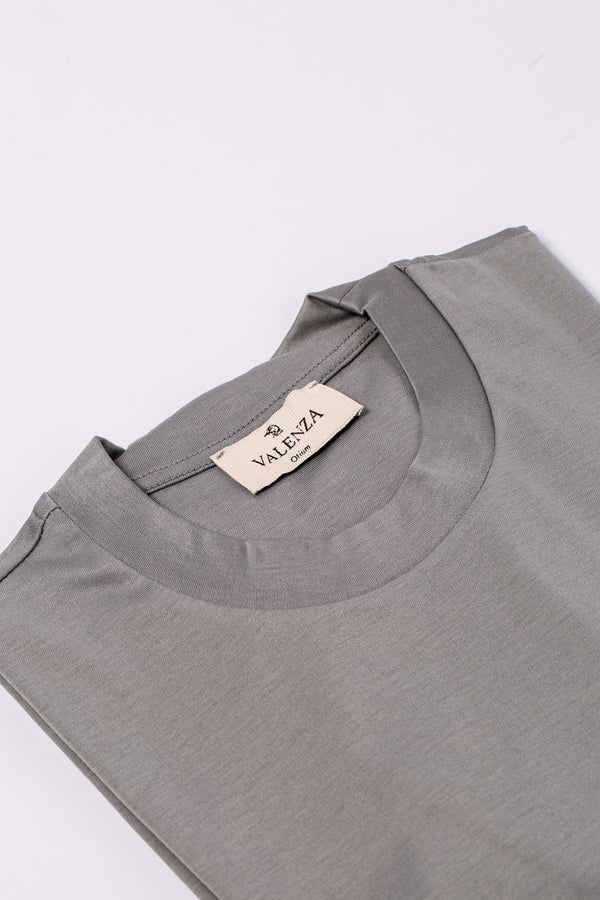 Interlock Supima T-Shirt | Grigio