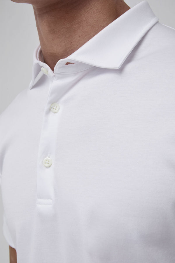 Supima Polo Short Sleeves | White