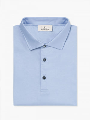 Supima Polo Short Sleeves | Light Blue