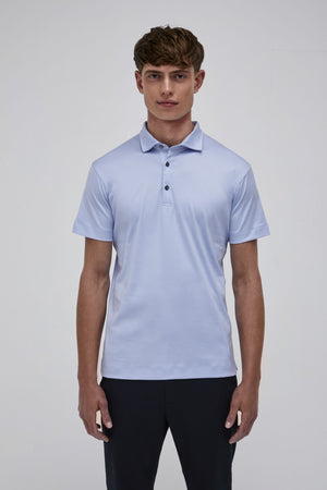 Supima Polo Short Sleeves | Light Blue