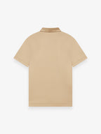 Supima Polo Schiller Collar Korte Mouwen | Hazelnoot