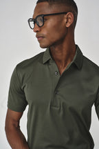 Supima Polo Schiller Collar S/S | Green