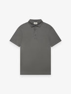 Supima Polo Schiller Collar Korte Mouwen | Donkergrijs