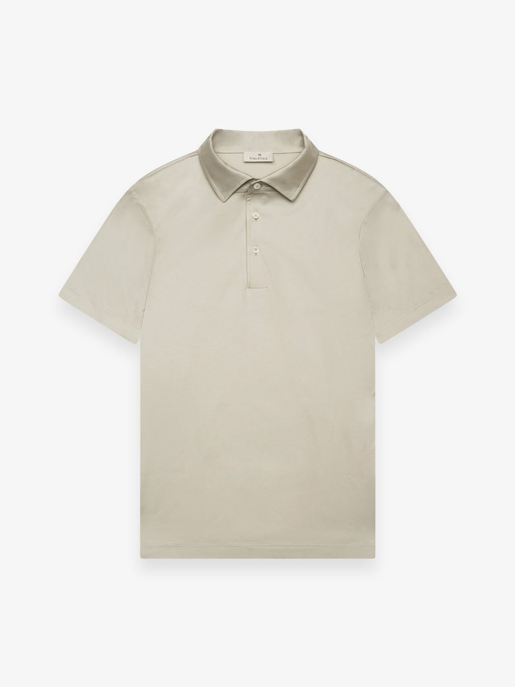 Supima Polo Schiller Collar S/S | Stone