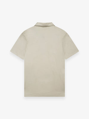 Supima Polo Schiller Collar S/S | Stone