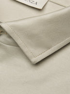 Supima Polo Schiller Collar S/S | Stone