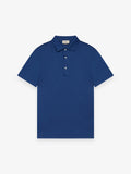 Supima Polo Schiller Collar Korte Mouwen | Cobalt