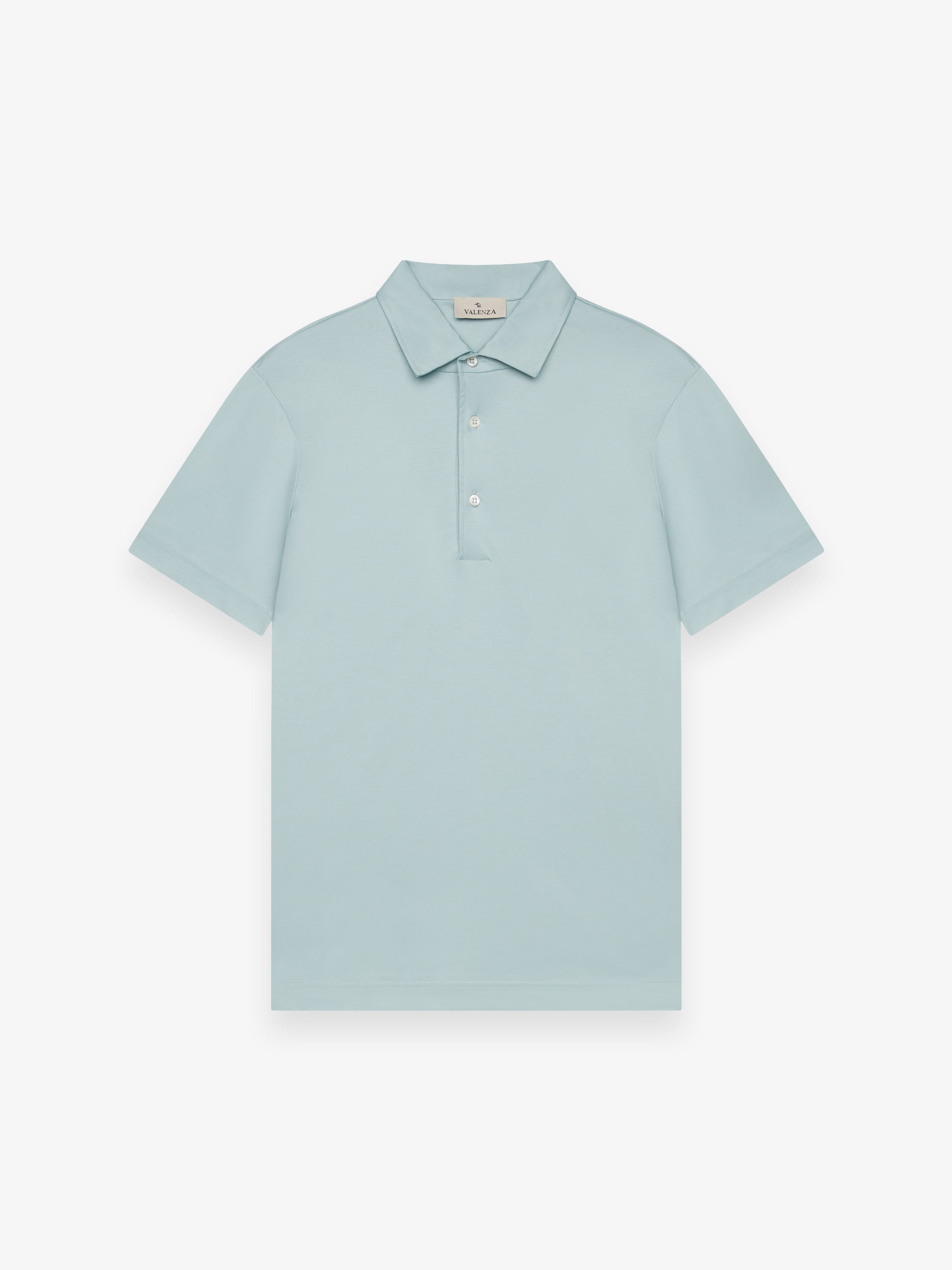 Supima Polo Schiller Collar S/S | Mint