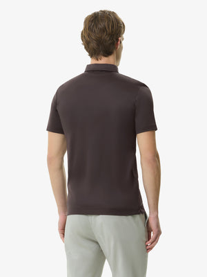 Supima Polo Schiller Collar S/S | Asphalt