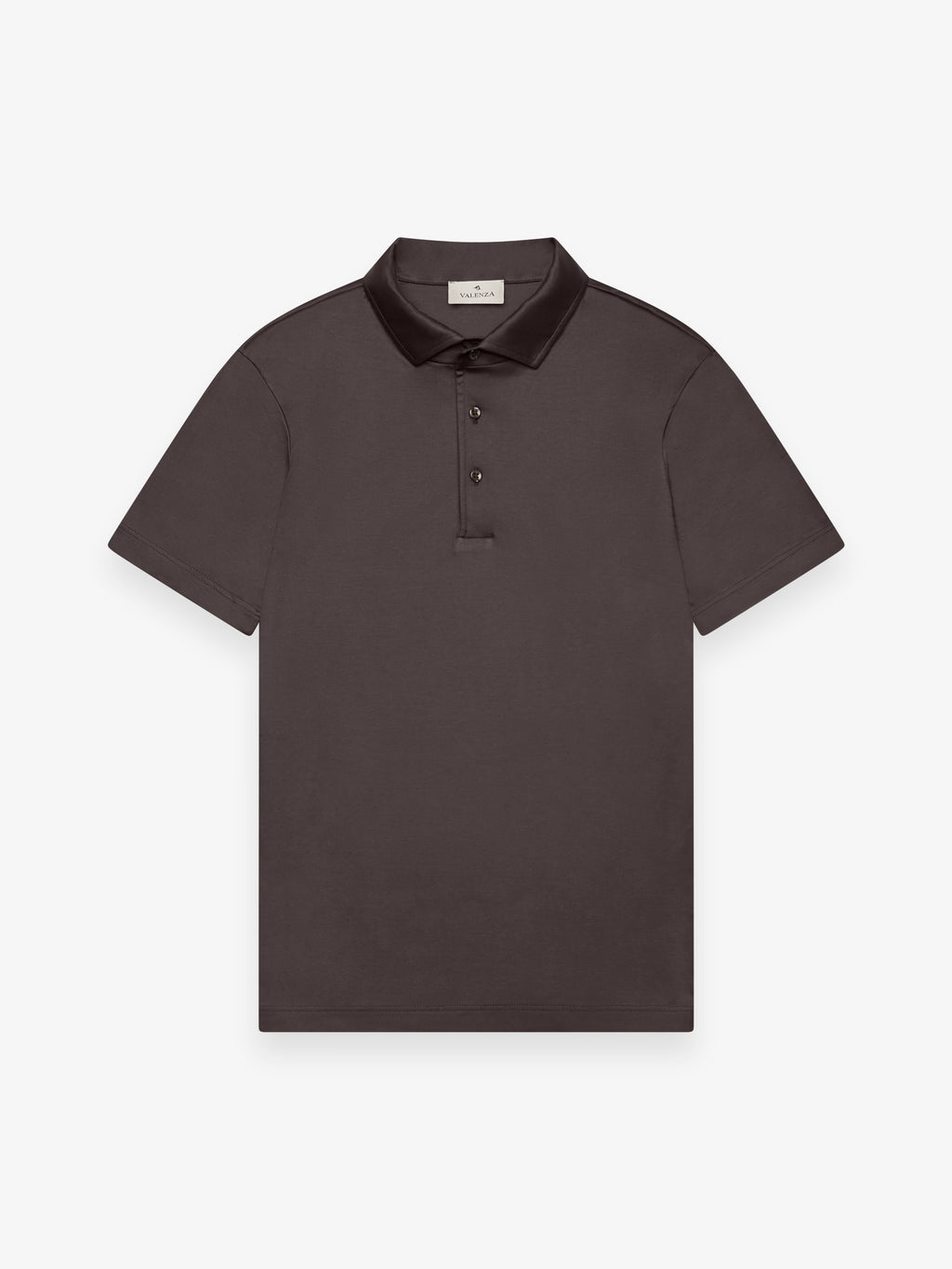 Supima Polo Schiller Collar S/S | Asphalt