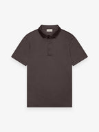 Supima Polo Schiller Collar S/S | Asphalt