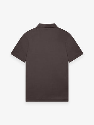 Supima Polo Schiller Collar S/S | Asphalt