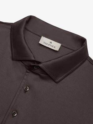 Supima Polo Schiller Collar S/S | Asphalt