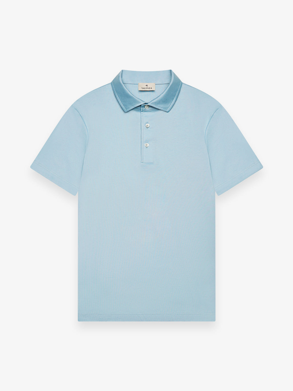 Supima Polo Schiller Collar S/S | Blue Diamond
