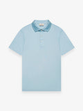 Supima Polo Schiller Collar S/S | Blue Diamond