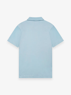 Supima Polo Schiller Collar S/S | Blue Diamond