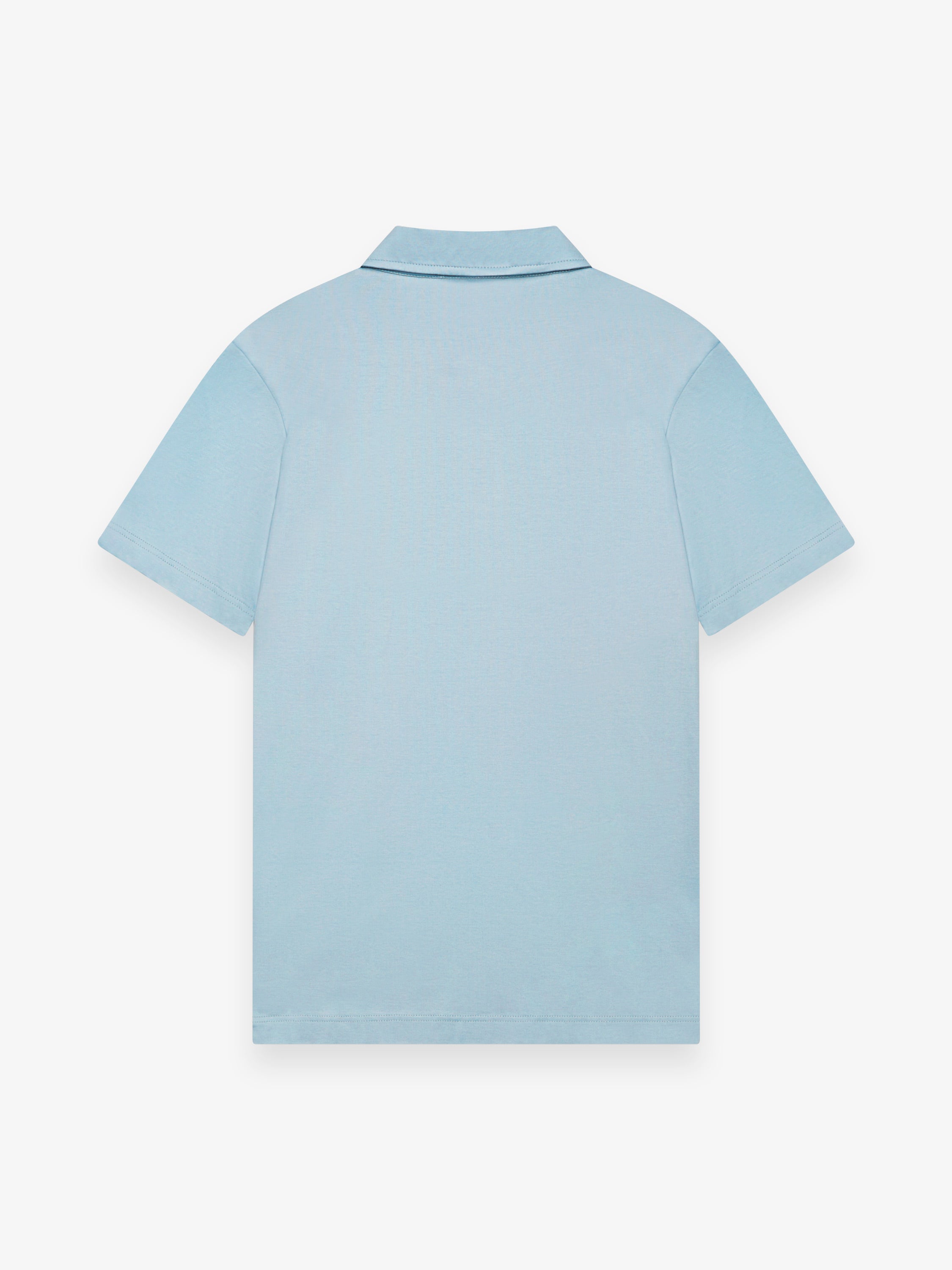 Supima Polo Schiller Collar S/S | Blue Diamond
