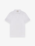Supima Polo Schiller Collar S/S | White