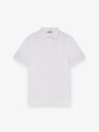 Supima Polo Schiller Collar S/S | White