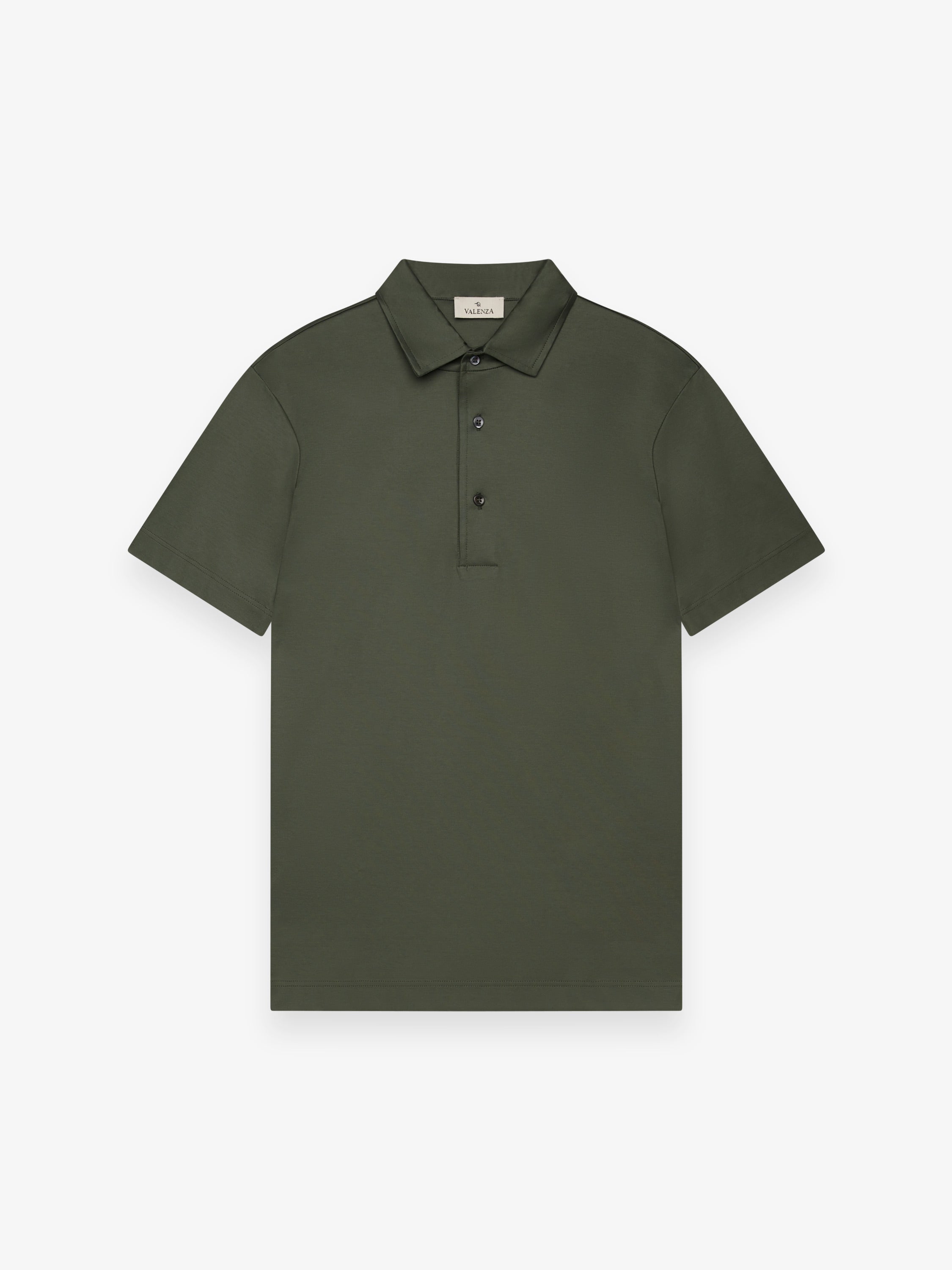 Supima Polo Schiller Collar S/S | Green