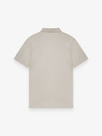 Supima Polo Schiller Collar S/S | Pearl Grey