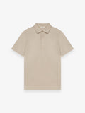 Supima Polo Schillerkragen Kurze Ärmel | Beige