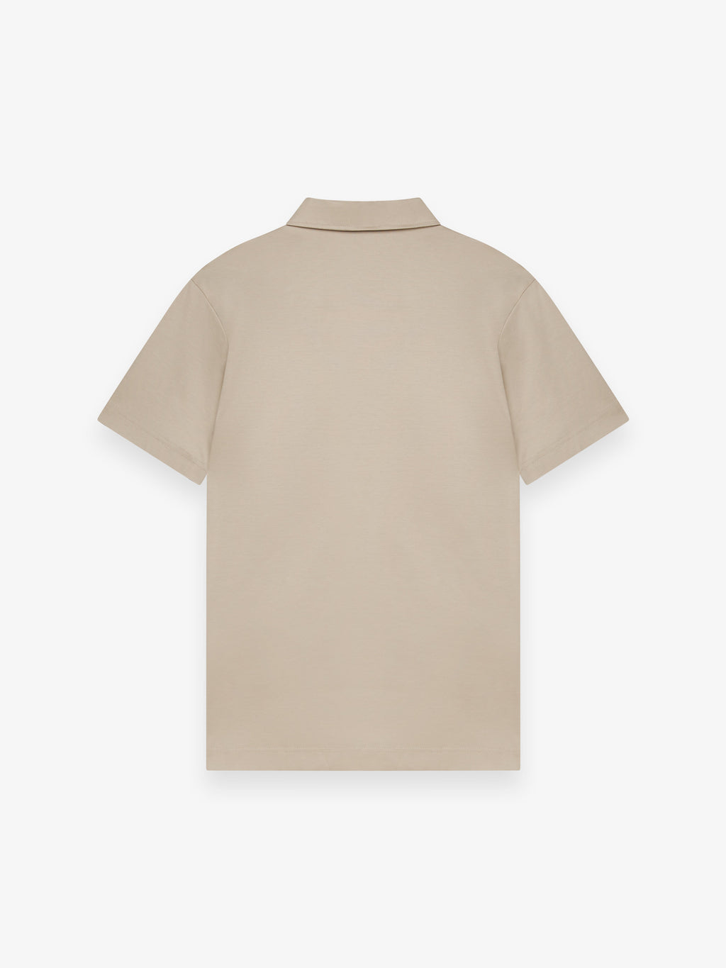 Supima Polo Schiller Collar S/S | Beige