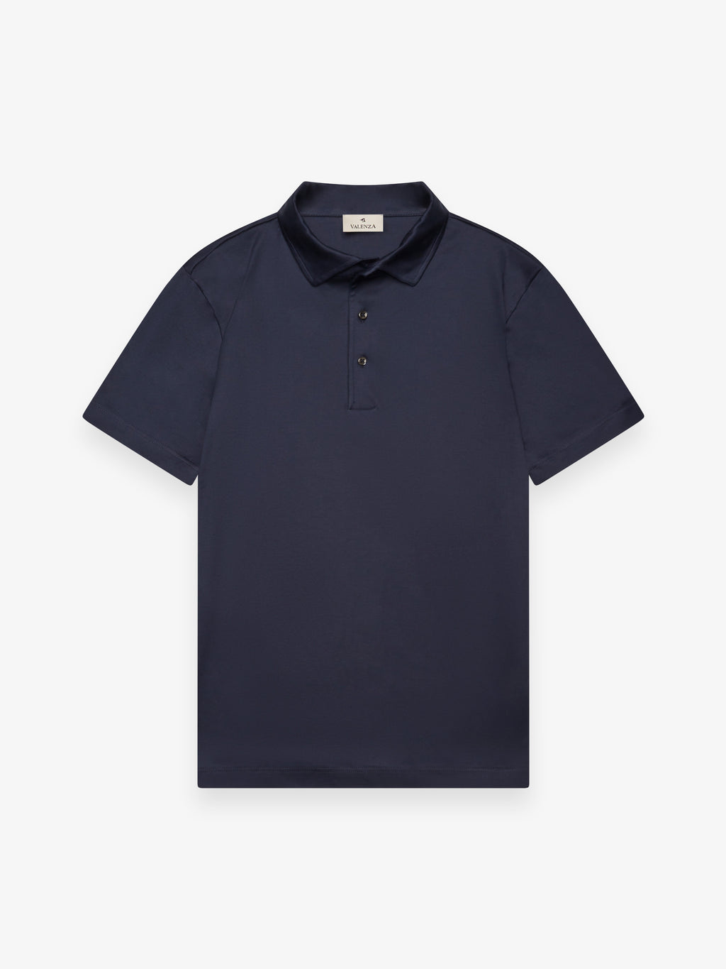 Supima Polo Col Schiller Manches Courtes | Bleu marine