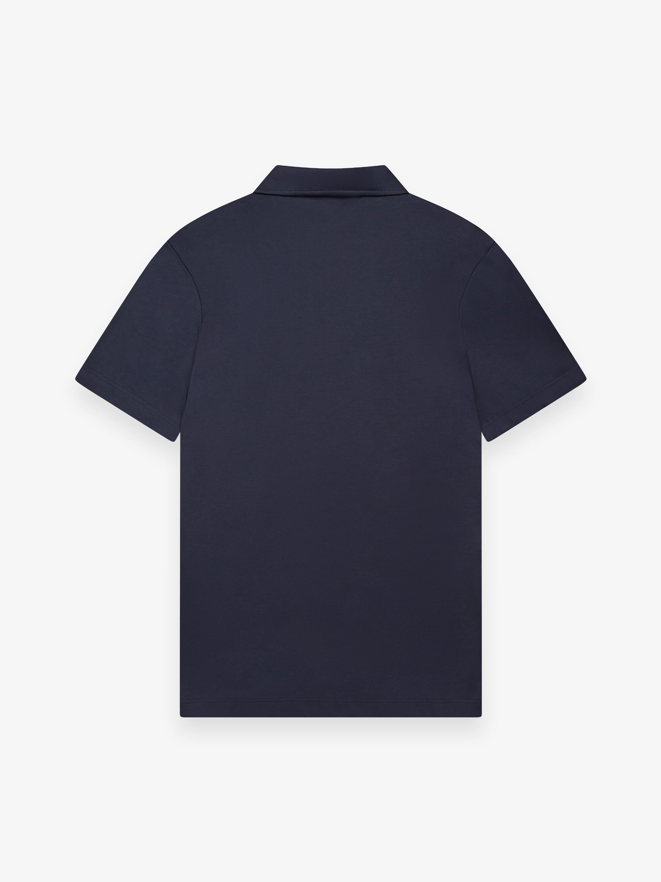 Supima Polo Schiller Collar S/S | Navy