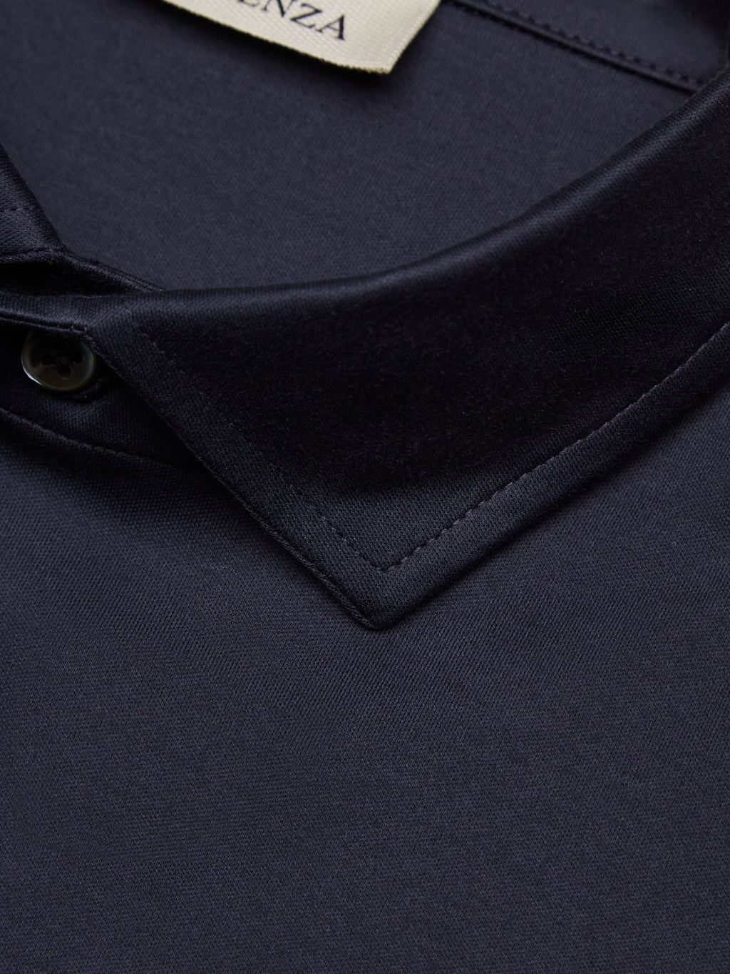 Supima Polo Schiller Collar S/S | Navy