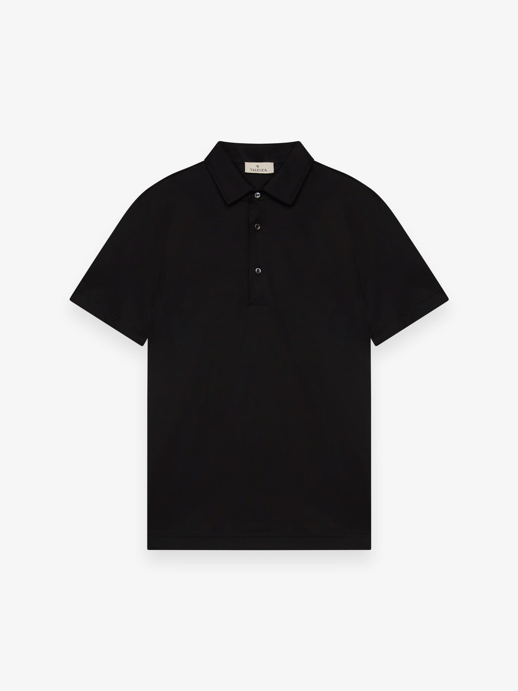 Supima Polo Schiller Collar S/S | Black