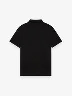 Supima Polo Schiller Collar S/S | Black