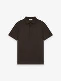 Supima Polo Schiller Collar S/S | Ebony Brown